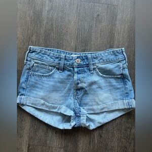 Hollister Light Blue Jean Shorts
